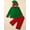 Green, variant on ZOEREA 7Pcs Kids Christmas Elf Green Set Outfit Velevt Suit Set Xmas Boy's Outfit with Elf Ears, Hat, Shoes, Belt, Socks 6-12Y