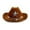 Brown, variant on SUXIAN Christmas Sparkly Star Cowboy Hat for Kids Party Festival Sun Outdoor Play for Girls and Boys with Rhinestone Cowboy Hat Brown 4-10 Years