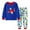Blue, variant on TOOYOU Toddler Baby Boys Pajamas Kids 2 Piece Pj'S Long Sleeve Cartoon Cars Sleepwear Clothes Set Outfits Size 3-4 Years