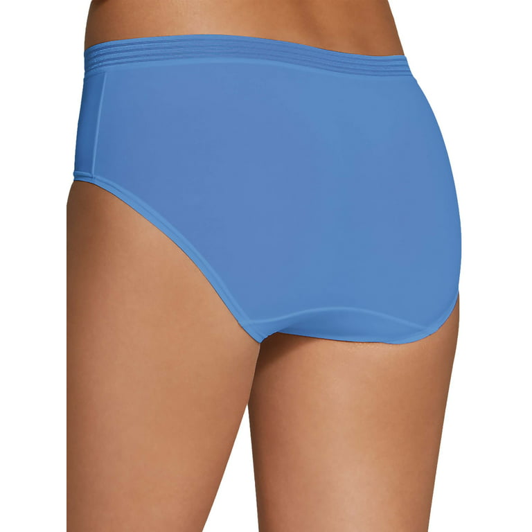 Fruit Of The Loom Fit For Me Light Blue High Waisted Briefs Women's Si -  beyond exchange