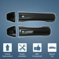 thumbnail image 4 of Conjuntos únicos de 1 cubierta de manija de puerta automotriz trim decoración exterior para Jeep Wrangler JL JLU 2018-2022, Negro, 4 of 7