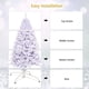 thumbnail image 5 of Árbol de Navidad SPSUPE Pino artificial PVC blanco 2,3 m con soporte, 5 of 7