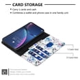 thumbnail image 2 of TECH CIRCLE Flip Wallet Phone Case for Galaxy S22 Ultra (6.8", 2022) with Credit Card/Cash Slot, Stand Feature, Beatiful Floral Pattern PU Leather Protective Lightweight Cute Case, Colorful Flowers, 2 of 6