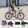 thumbnail image 3 of Lilypelle Electric Bike for Unisex Adults,24/26" 7-Speed Step Thru Electric Bicycle ,36V,20MPH, 3 of 11