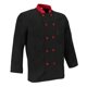 thumbnail image 1 of Chaqueta de cocina para Hombres y mujeres Sunnimix Negro 2XL, 1 of 8