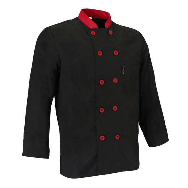 Chaqueta Uniforme de chef Sunnimix Manga larga media M