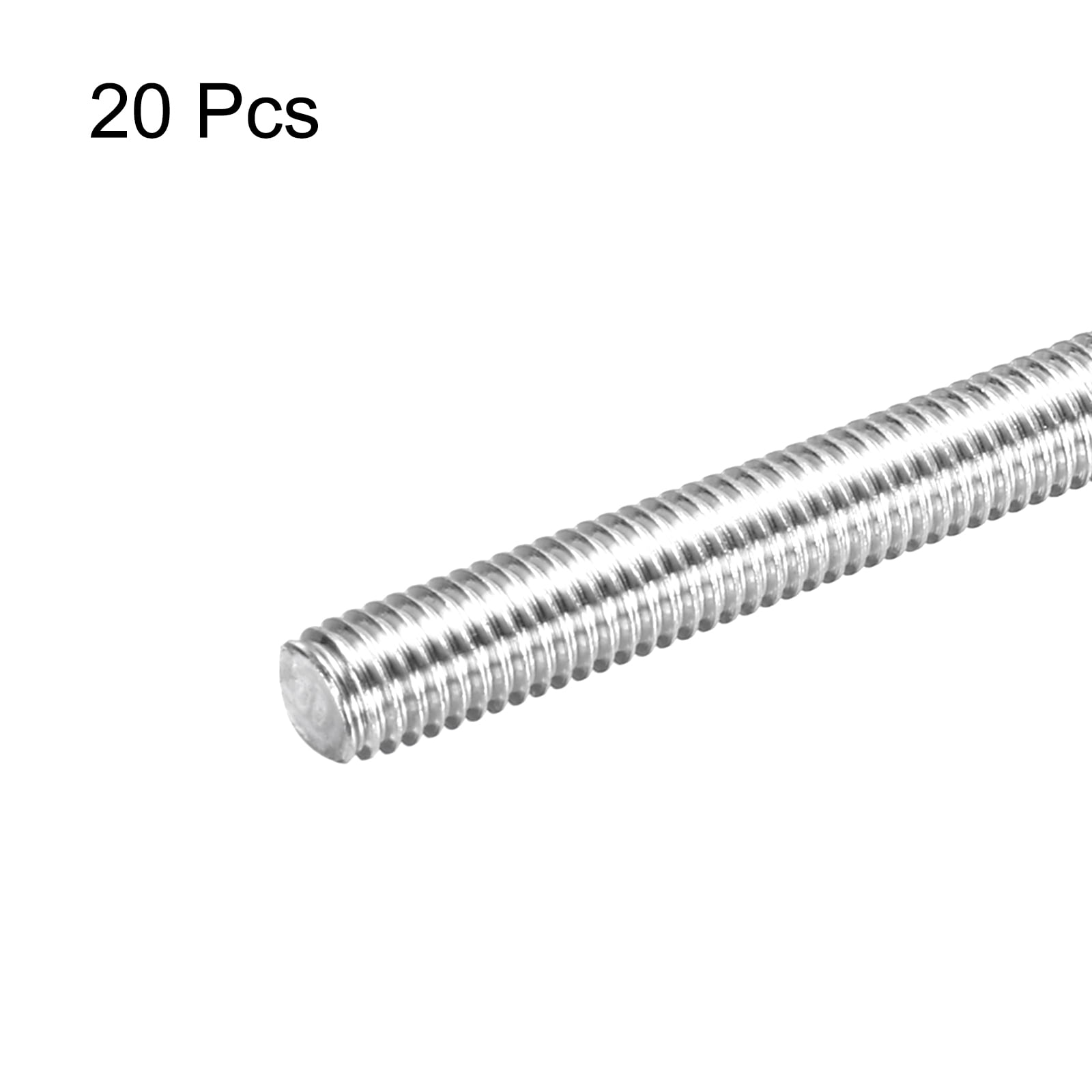 20Pack Fully Threaded Rod M5 x 150mm 0.8mm Thread Pitch 304 Stainless Steel Right Hand Threaded Rods Bar Studs