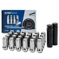 thumbnail image 4 of Detroit Axle - Front Disc Rotors Wheel Hubs + 24pc Lug Nuts w/keys Replacement for Suburban Silverado Sierra Yukon XL 1500 Tahoe Escalade - 30pc Set, 4 of 8
