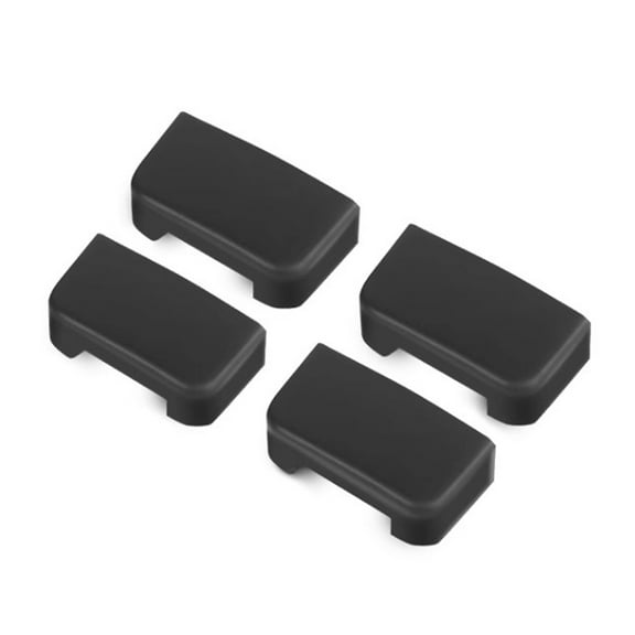 Soft Rear Seat Slide Rail Plug Cover Car Interior Function for Car 3/Y 2 Pair