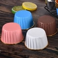thumbnail image 4 of jiaroswwei 50Pcs Cupcake Cake Liner Wrappers Paper Cup Tray Muffin Anti-Oil Baking Supply, 4 of 8