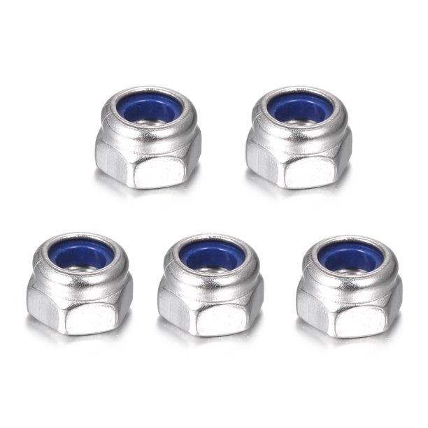 Nueces Irfora Nueces antideslizantes hexagonales hexagonales de la tuerca de nylon del acero inoxidable DIN985 304 Irfora Nueces