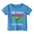 thumbnail image 1 of LUOGENLI T-Shirt pour Filles Garçons et Filles Mode Décontractée Imprimé Col Rond Manches Courtes T-Shirt Haut Longs Chemises pour Filles Bleu Ciel 4-5 Ans, 1 of 4
