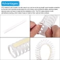 thumbnail image 4 of Unique Bargains 1.6ft Cable Raceway Cord Cover Hider Cable Management Self Adhesive Wire Channel for 20mm Dia Cables, White, 4 of 5