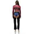 thumbnail image 2 of Forplay Cowgirl Fancy-Dress Costume for Women with Paisley Print Top and Chaps, Adult XS/S, 2 of 7