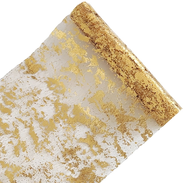 Table Runner Shiny Metallic Sequin Fine Texture Wear Resistant Washable Decoration Thin Party Bronzing Table Flag Decor Wedding Accessory