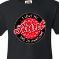 thumbnail image 4 of Inktastic I Love My Aunt Youth T-Shirt, 4 of 5