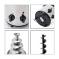 thumbnail image 2 of Fuente de chocolate, acero inoxidable, cascada de 4 niveles, 2 of 5