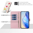 thumbnail image 3 of ELEHOLD Case for iPhone XR, Classic Elegant Premium PU Flip Wallet Case with Credit Card Slot & Magnetic Closure,N, 3 of 10