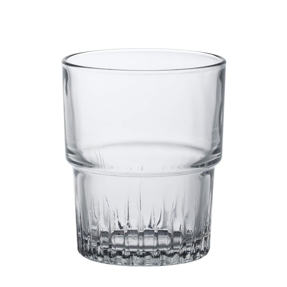 Duralex Empilable water glass 160ml, stackable, without filling mark, 6 Glasses, Silver