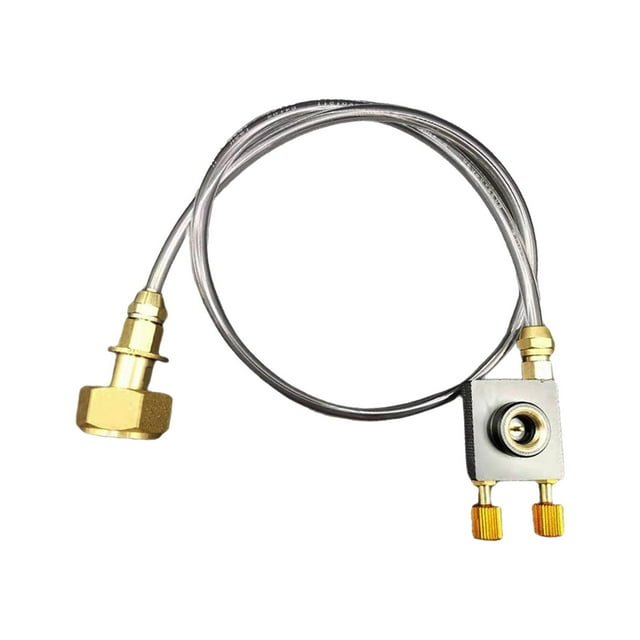 Adaptador de recarga de gas DYNWAVEMX para horno de camping con manguera de extensión Estilo A