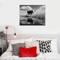 thumbnail image 4 of Nawypu  FC3675 Highland Cow Canvas Wall Art Black and White Animal Wall Art Cow Wall Art Canvas Prints for Living Room Bedroom Office Wall Decor Home Decor, 4 of 4