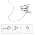 thumbnail image 3 of 1 Pair Non Piercing Earring Decor Rhinestone Ear Bone Clip Ear Jewelries, 3 of 8