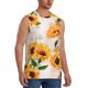 thumbnail image 2 of Balery Sunflower 5 Camisetas sin mangas para hombre, absorbe la humedad y protege contra el mal olor.-X-Large, 2 of 7