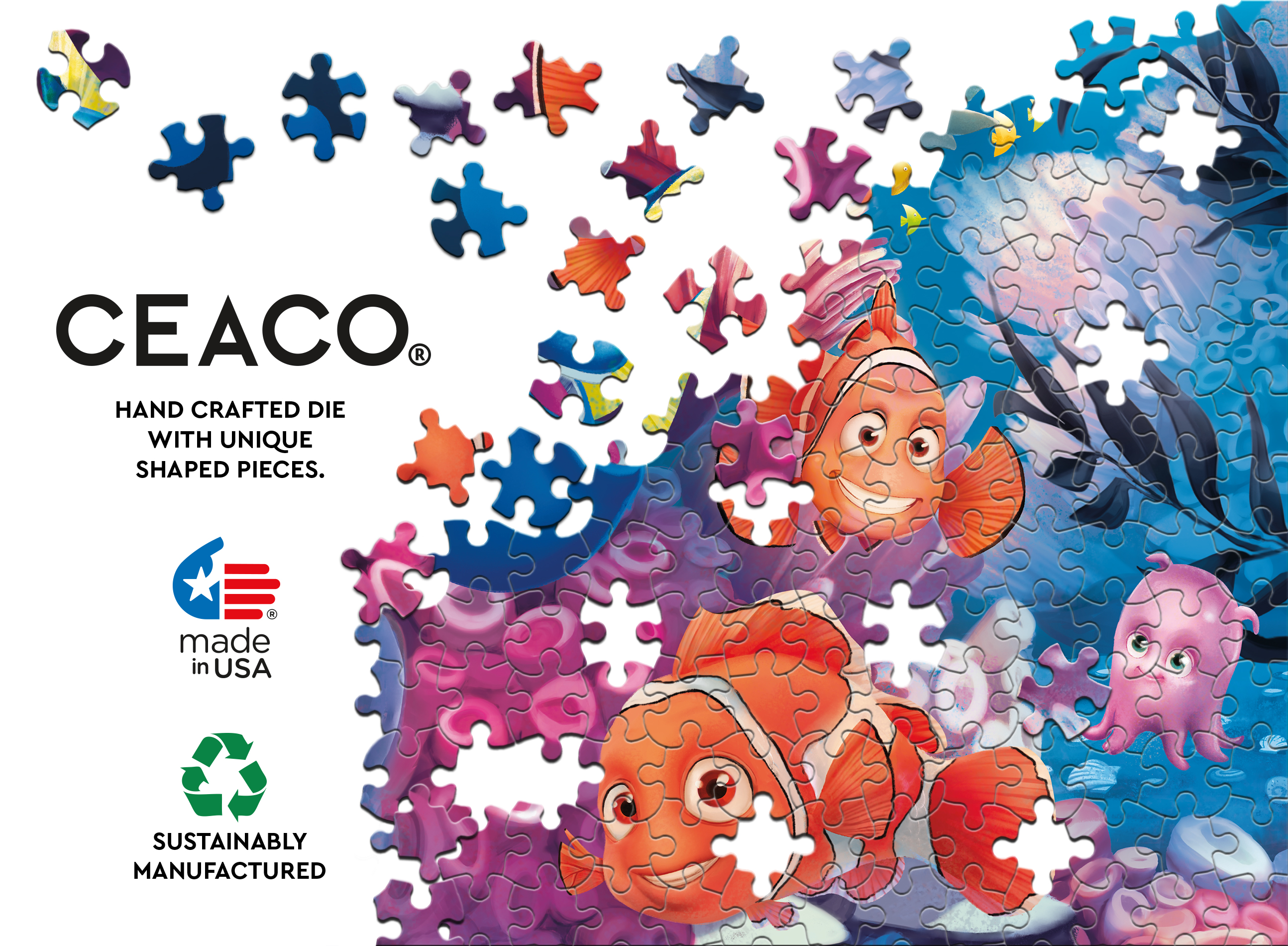 Ceaco Nemo Disney 300 Piece Interlocking Jigsaw Puzzle