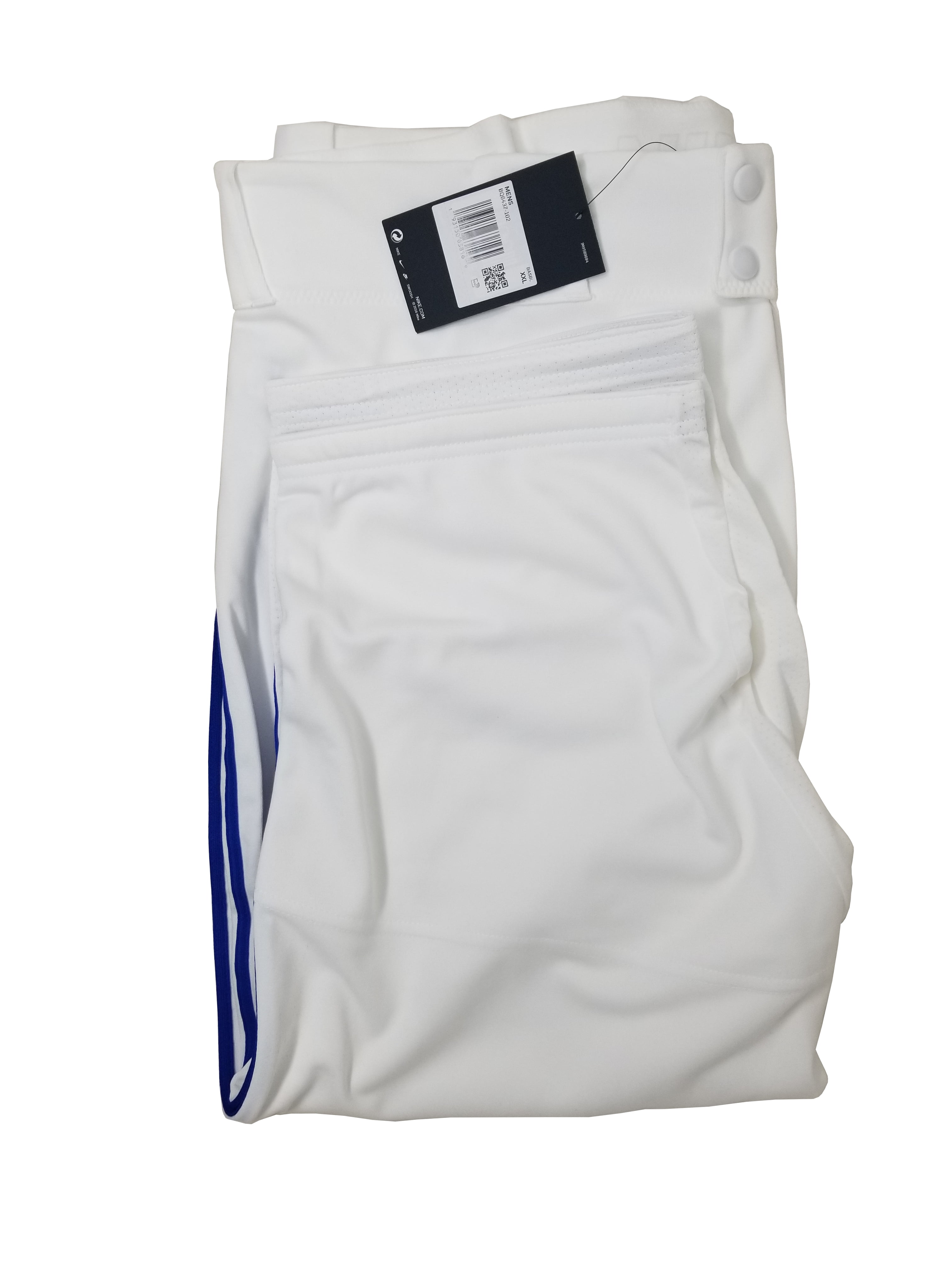 Asumir Hay una tendencia frontera Nike Men's Baseball Pant White with Blue Lining - Size XXL - Walmart.com