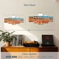 thumbnail image 3 of Elephant Stock Bryce Canyon Morning View Wall Art - Horizontal Multi Panel Canvas - Living Room Wall Decor - Nature Multi Panel - Blue And Orange Decor By Philippe Hugonnard - 36" x 15", 3 of 4