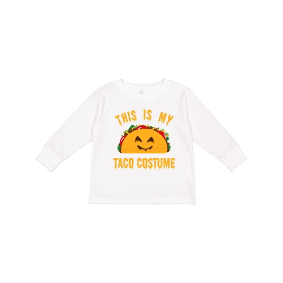 Inktastic Taco Costume Boys or Girls Long Sleeve Toddler T-Shirt