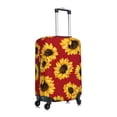 thumbnail image 3 of Balery Luggage Cover Sunflowers On Red Print Suitcase Covers for Luggage Elastic Washable Suitcase Protector Fits 18-32 Inch Luggage-Large, 3 of 9