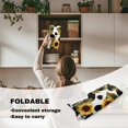 thumbnail image 5 of 36 x 36 inch Square Fitted Tablecloth with Elastic Edges Sunflower Cow Print Stretchy Fabric Folding Card Table Cover for Indoor Outdoor Patio Party Decor, 5 of 6
