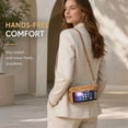thumbnail image 2 of TouchScreen Phone Crossbody Bag for Women, Anti Theft Leather Cell Phone Small Purse with Clear Window, Detachable Strap & Wristlet for Travel, Shopping & Everyday Use-Blue, 2 of 11