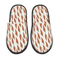 thumbnail image 2 of KLL Carrot Slippers for Women Men House Slip on Indoor Outdoor Bedroom Furry Fleece Lined Ladies Comfy Anti-Skid Rubber Hard Sole-Medium, 2 of 8