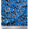 thumbnail image 1 of Soimoi Georgette Viscose Fabric Animal Skin Texture Decor Fabric Printed Yard 42 Inch Wide, 1 of 3