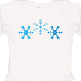 thumbnail image 4 of Inktastic Snowflakes Winter Christmas Gift Boys or Girls Long Sleeve Baby Bodysuit, 4 of 5