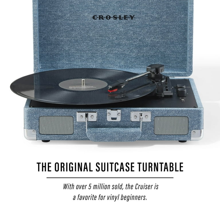 Crosley Cruiser Plus Vinyl Record Player with Speakers and