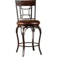 thumbnail image 1 of Hillsdale Granada 42" Metal Modern Counter Stool in Dark Chestnut, 1 of 2