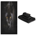 thumbnail image 7 of Fierce Black Panther 3-Piece Towel Set,Soft Absorbent Quick Dry Bath Towels Sets,1 Bath Towel,1 Hand Towel,1 Washcloth,for Bathing Home Hotel Gym Spa Wash cloth, 7 of 7