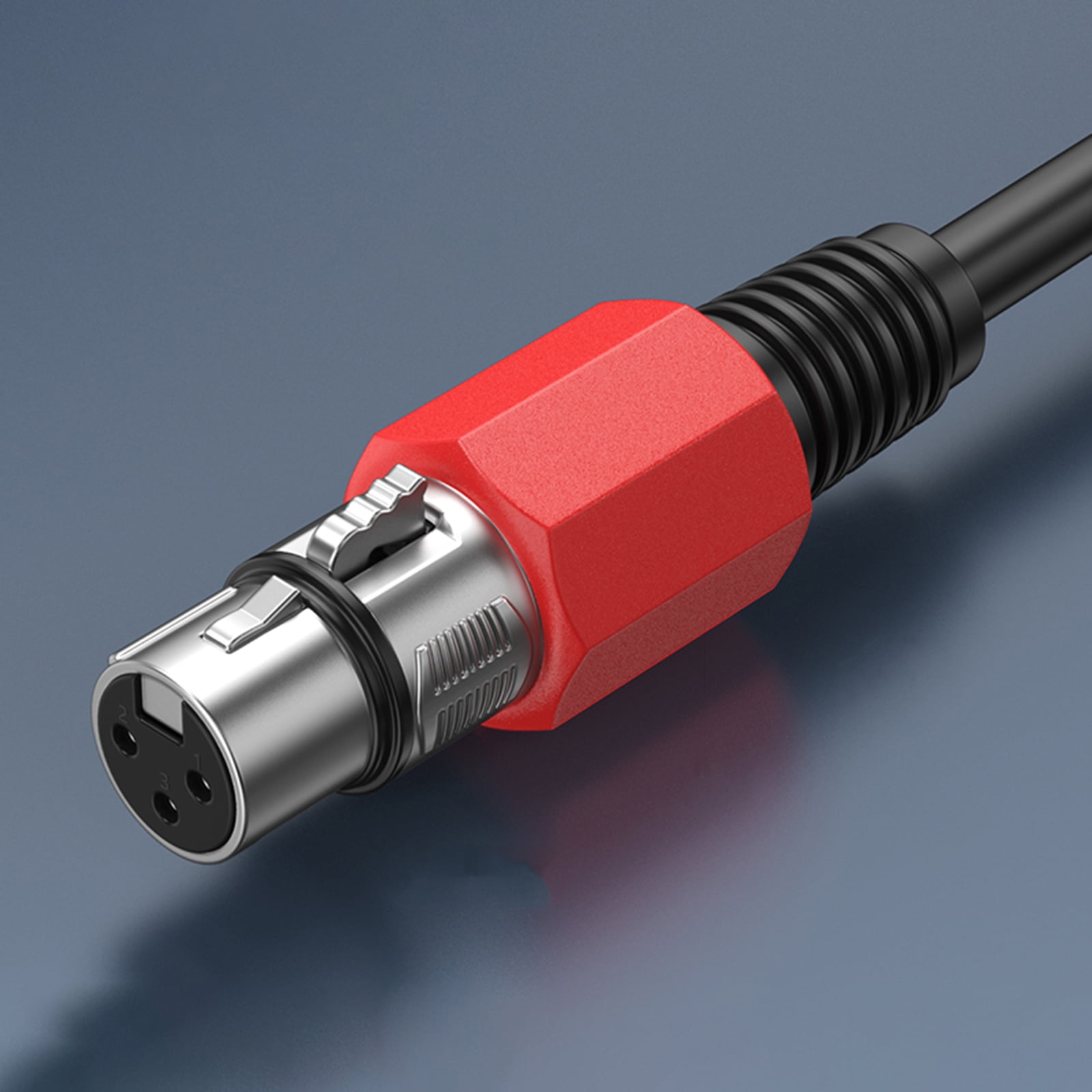 3Pin Cable Line Female to Female Microphone Wire Extension Cable for Mixer Amplifiers Electric Guitar & Drums