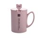 thumbnail image 2 of BPA-Free Utensils 1PC Mug Cartoon Cute Coffee Cereal Breakfast Water Cup With Lid With Spoon, 2 of 2