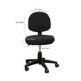 thumbnail image 4 of DEBGFS Office Swivel Chair Computer Chair Split Back Cover Black (Chair not included), 4 of 7