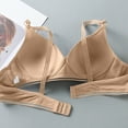 thumbnail image 4 of Women's Push Up Wireless T-Shirt Bra - Padded Plunge No Underwire, Comfortable Bralette, Perfect for Daily, Casual & Travel Use Complexion 36, 4 of 6