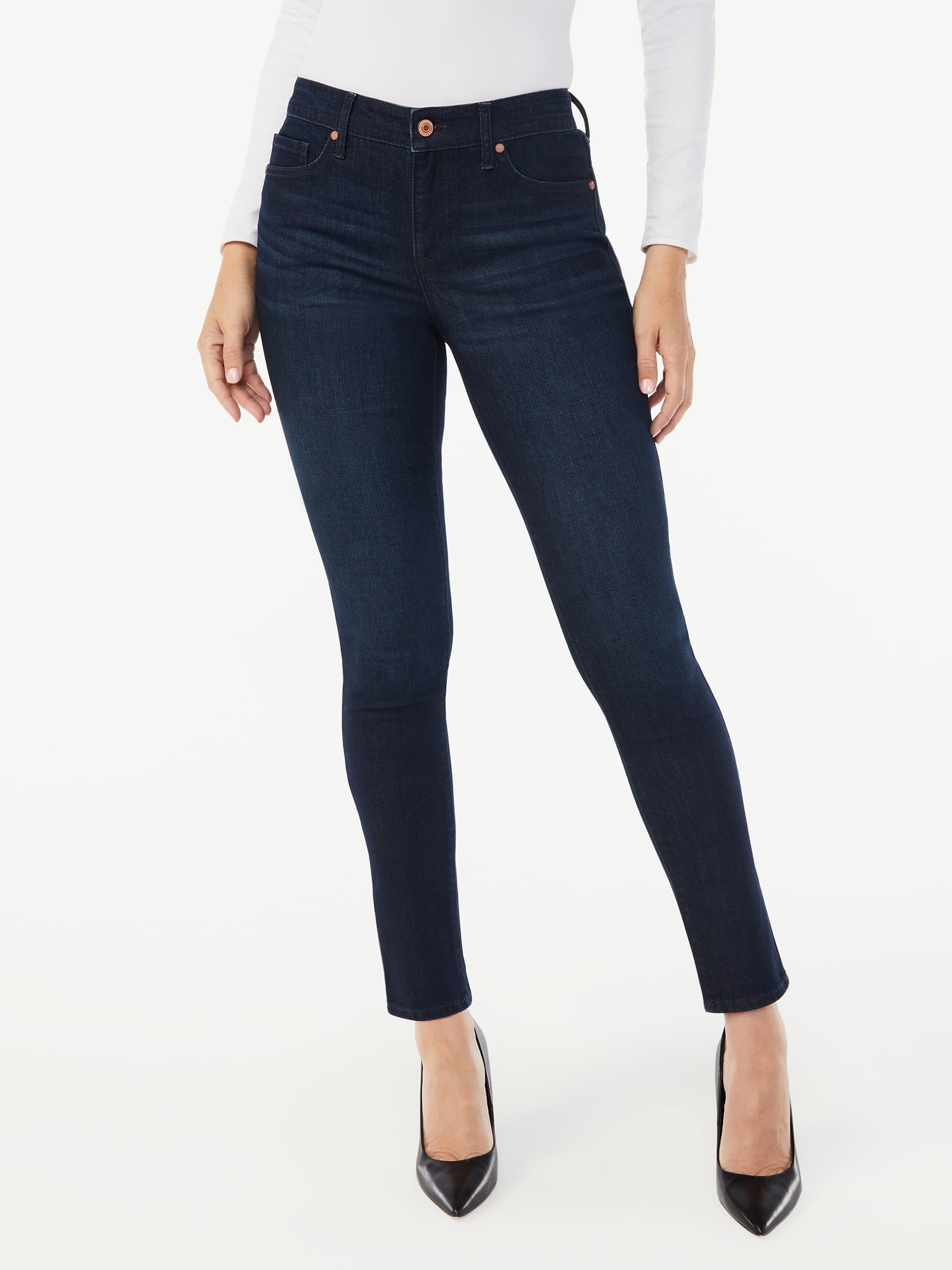 Sofia Jeans Women's Sofia Skinny High Rise Ankle Jeans
