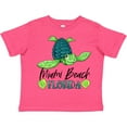 thumbnail image 3 of Inktastic Miami Beach, Florida Happy Sea Turtle Boys or Girls Toddler T-Shirt, 3 of 5