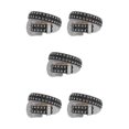 thumbnail image 3 of Decodeary Wide Application Rhinestone Belt Western Belt For Parties Bars And Concerts Modify Waist Line Black+White 115cm 5Set, 3 of 6