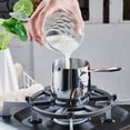 thumbnail image 1 of BESTYASH 1Set Stainless Steel Coffee Pot for Stove Use with Effective Heat Distribution, 1 of 8