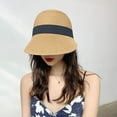 thumbnail image 3 of MesaSe Straw Hat Versatile Adjustable Straw Weaving Extended  Brim Beach Hat Photo Props, 3 of 10