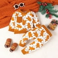 thumbnail image 2 of Younger Tree Toddler Baby Girl Boy Christmas Clothes Outfits Long Sleeve Sweatshirt Tops Pants Set for 12-18 Months, 2 of 7